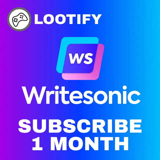 🌊 WriteSonic - ChatSonic 🎉 Подписка 📲 на Ваш Аккаунт