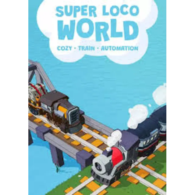 Super Loco World - Cozy Train Automation  Steam ключ Весь Мир Global RU/CIS РФ Россия