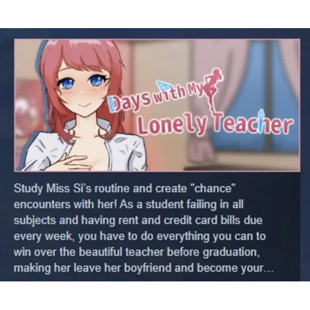 Days with My Lonely Teacher АВТОДОСТАВКА STEAM GLOBAL МГНОВЕННО ЛИЦЕНЗИЯ