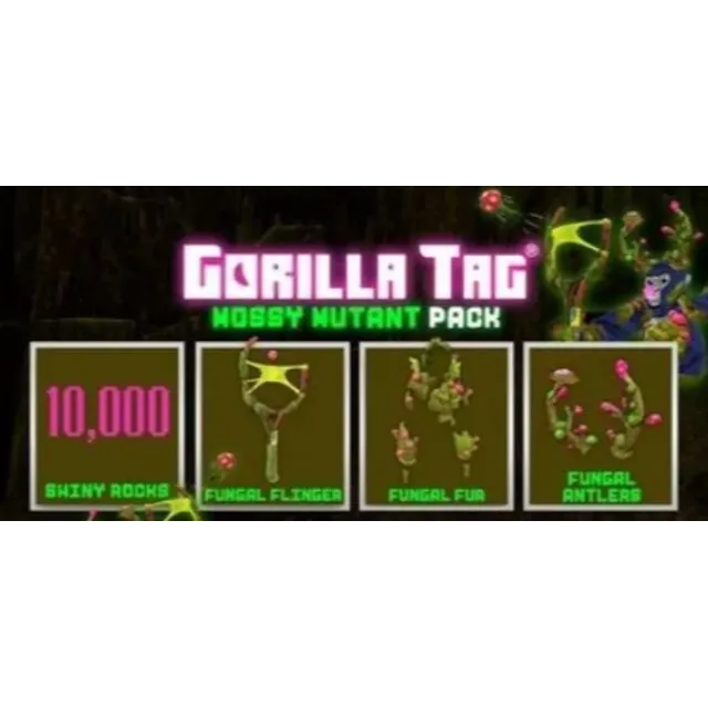 Mossy Mutant Pack Gorilla Tag  для Oculus quest 2 3 s