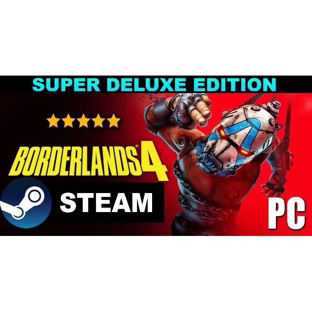 ・BORDERLANDS 4・SUPER DELUXE・ВСЕ DLC・НА 90 ДН・STEAM