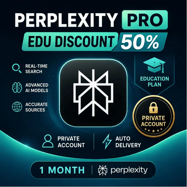 СКИДКА 50% ДЛЯ СТУДЕНТОВ | PERPLEXITY PRO | ЛИЧНЫЙ АККАУНТ | АВТОМАТИЧЕСКАЯ ДОСТАВКА