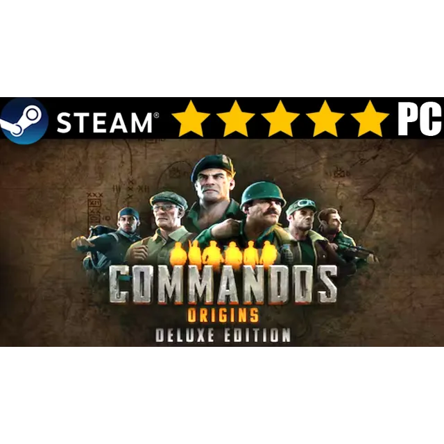 ・COMMANDOS: ORIGINS・DELUXE EDITION・ВСЕ DLC・НА 90 ДН