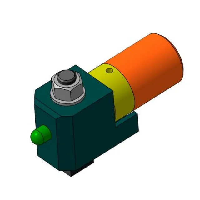 МЧ00.10.00.00 зажим гидравлический поворотный - 3D