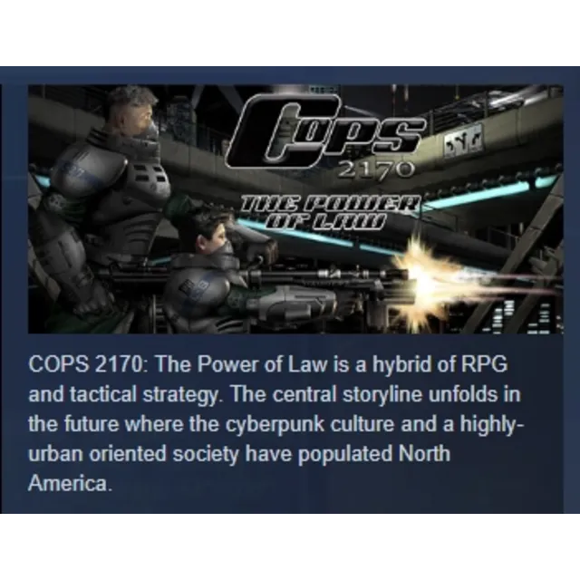 COPS 2170 The Power of Law АВТОДОСТАВКА STEAM GLOBAL МГНОВЕННО ЛИЦЕНЗИЯ