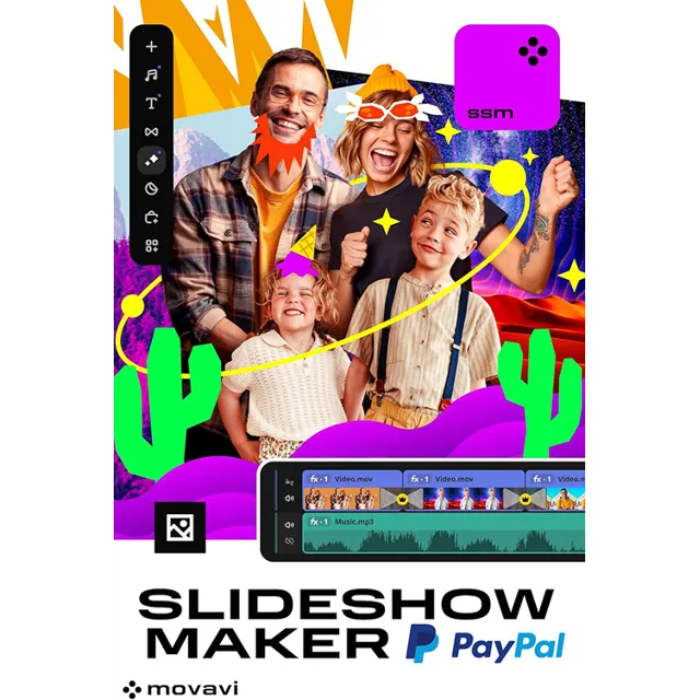 Movavi Slideshow Maker 2025 1 ПК Пожизненно