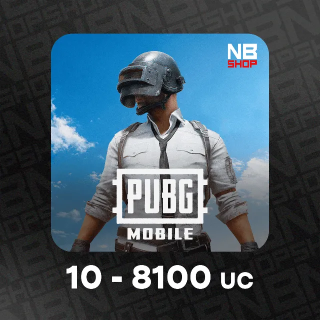 Коды PUBG Mobile 10 - 8100 UC [GLOBAL - ВСЕ СТРАНЫ]