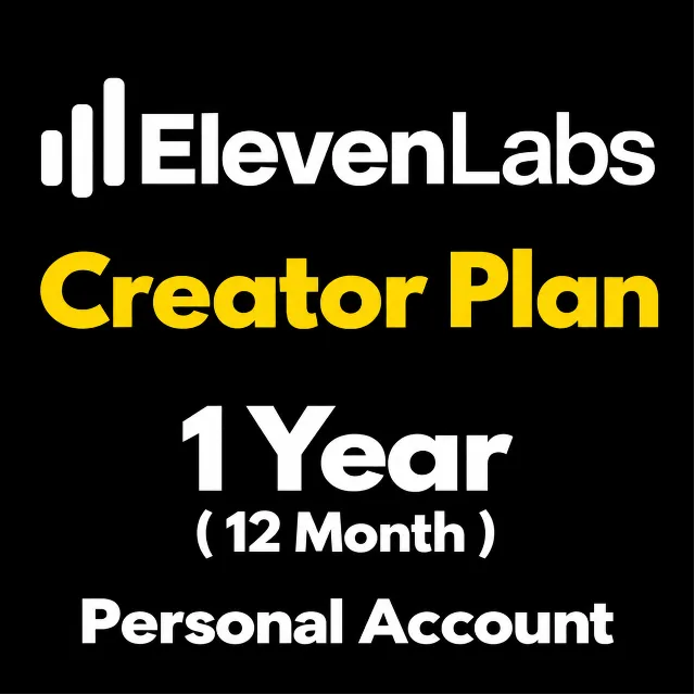 ELEVENLABS CREATOR — персональный аккаунт на 12 месяцев | Активация на вашем аккаунте