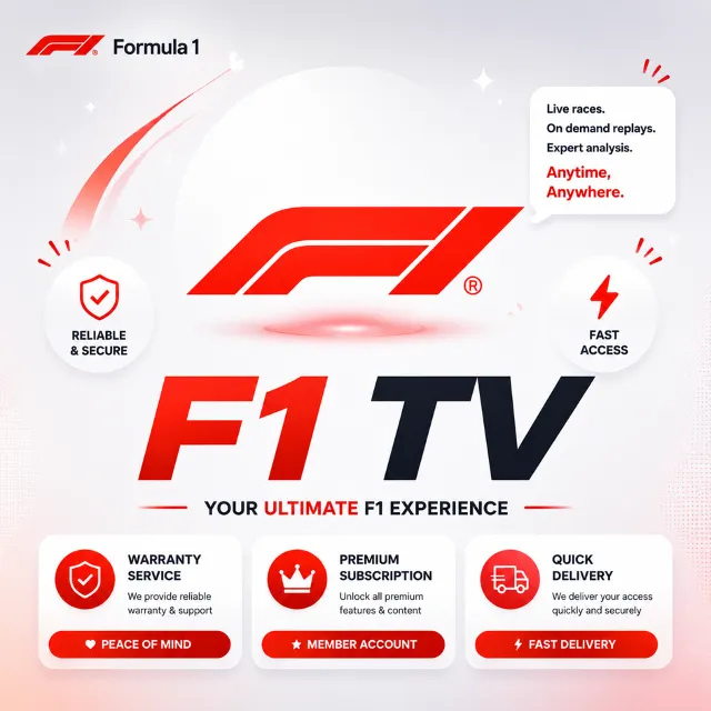 Формула 1 ( F1 TV - F1TV ) PRO подписка 1 месяц