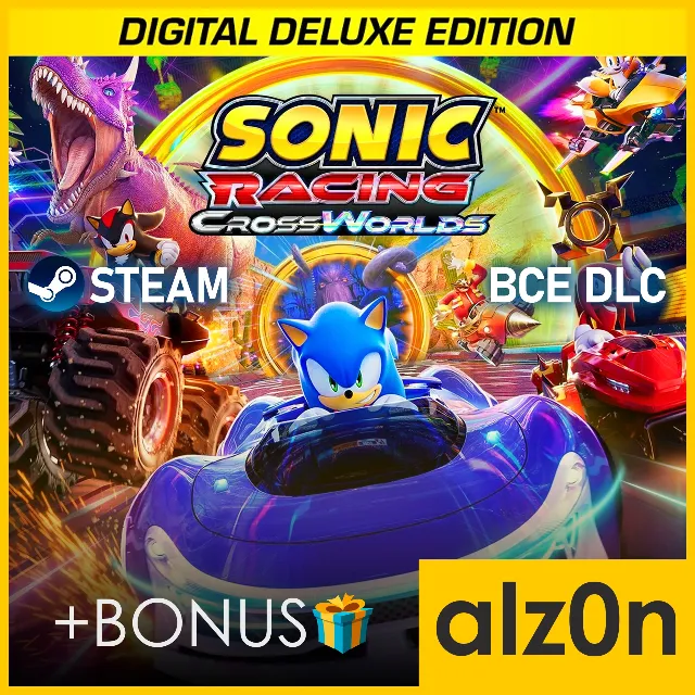 ・Sonic Racing: CrossWorlds - Deluxe Ed. + ПОДАРОК・STEAM