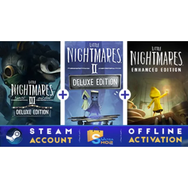 👁️Little Nightmares III + II + I Deluxe Edition STEAM⚡