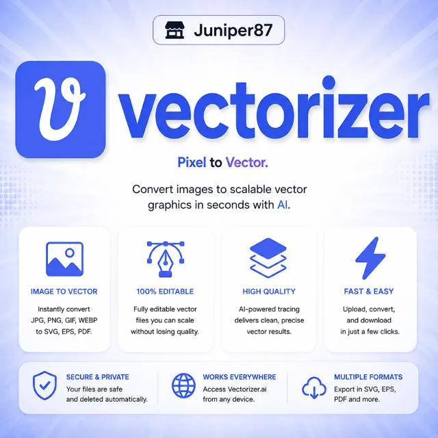 Vectorizer ai Premium (1 месяц) Неограниченная
