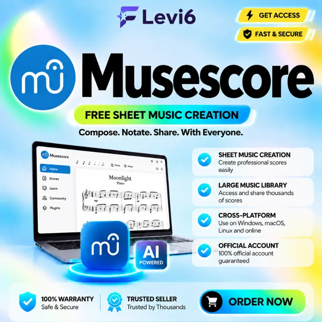 Musescore Pro (1 месяц) (глобальный) Автоматическая дос