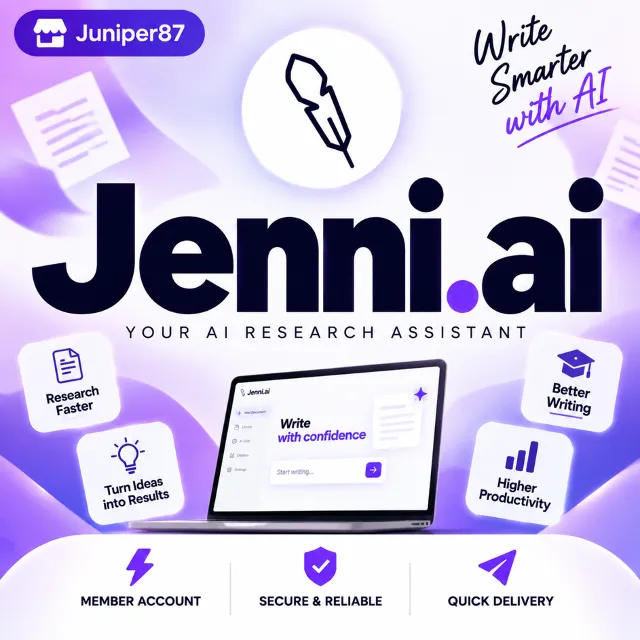 Jenni AI Unlimited Использование | 1 месяц | Общая учет
