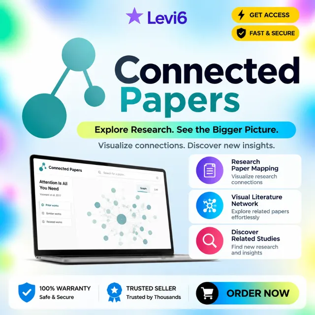 Connected Papers Подписка на Премиум аккаунт на 1 месяц