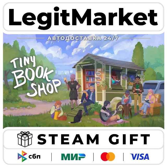 Tiny Bookshop / Steam АВТО / РУ + МИР