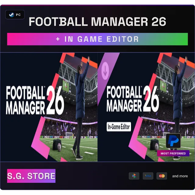 💛 Football Manager 26 + In Game Editor Steam Offline