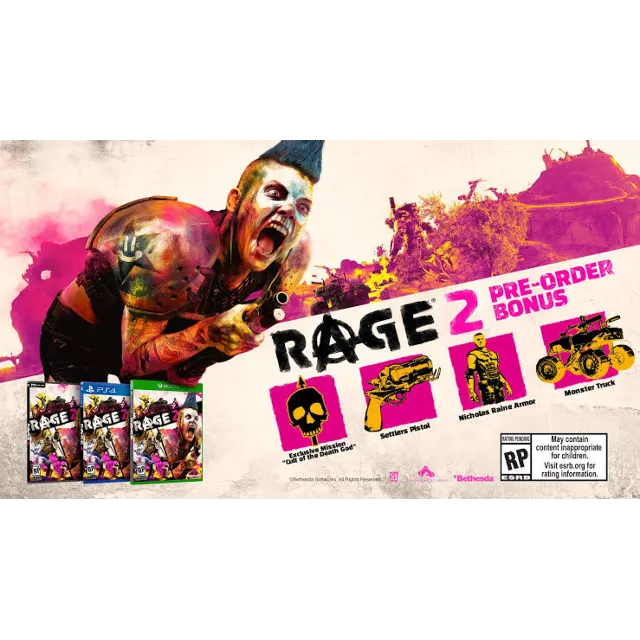 RAGE 2 Pre-Order (Preorder) Bonus DLC Steam Key GLOBAL