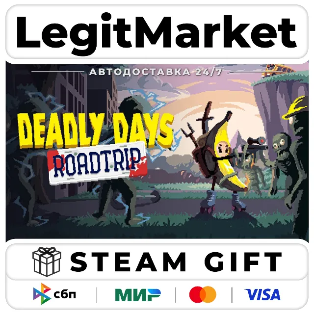 Deadly Days: Roadtrip / Steam АВТО / РУ + МИР