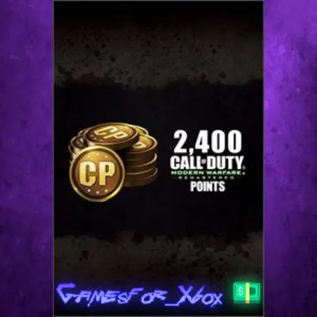 ☀️2,400 Call of Duty Modern Warfare® Remastered Points XBOX DLC