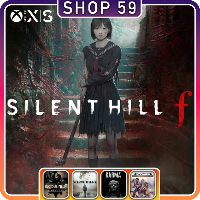 Silent Hill F + 5 ТОП ИГРЫ XBOX (аренда)
