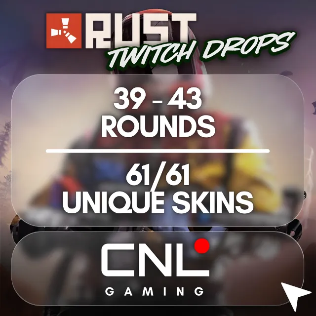 TWITCH DROPS RUST | УНИКАЛЬНЫЕ ОБЛИКИ 39 - 43 РАУНДА 61