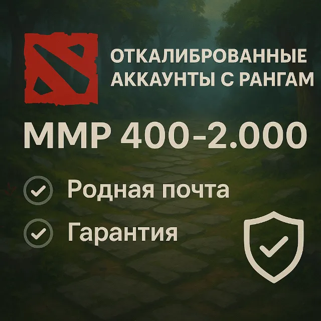 ✅Откалиброванные Dota2 аккаунты с рангами|Родная почта