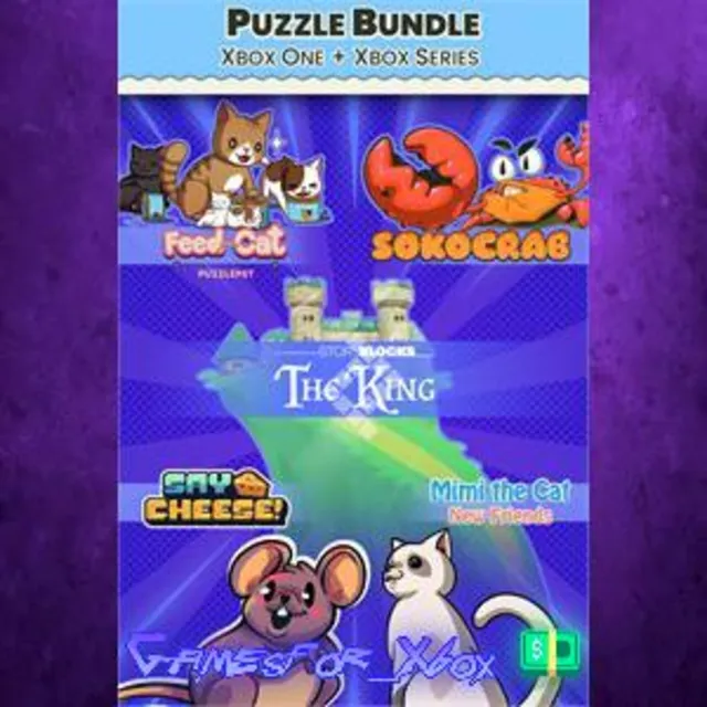 ☀️Cats Games + Say Cheese! + Soko Games BUNDLE XBOX
