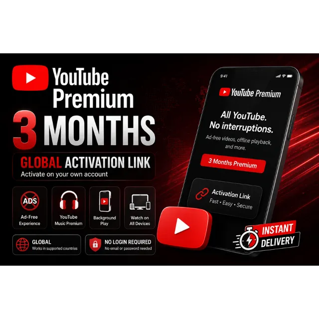 🔥 YouTube Premium | 3 &amp;12 месяца | Активация на личном аккаунте | Полная гарантия 🔥