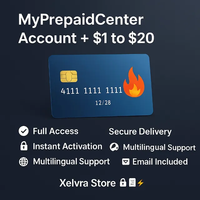 MyPrepaidCenter Аккаунт + Виртуальная карта моментально
