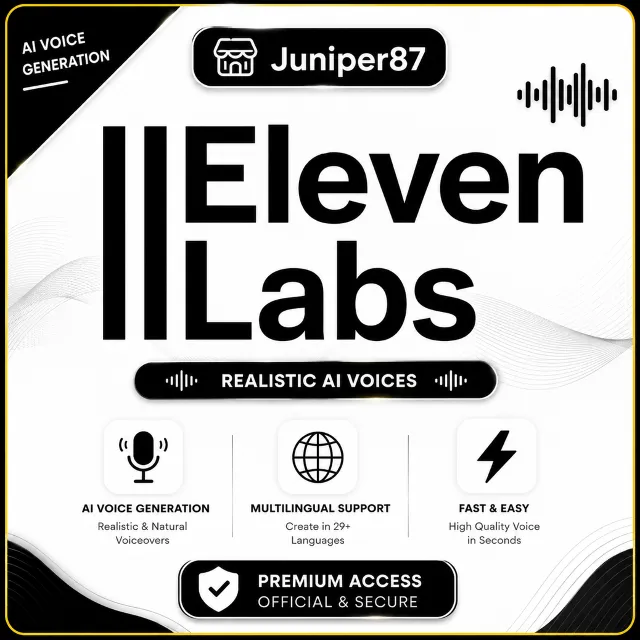 ElevenLabs Creator 100 тысяч кредитов Подписка на 1 мес