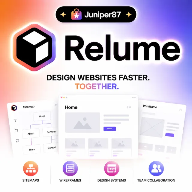Подписка Relume AI Starter/Pro/Team на 7 дней