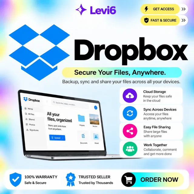 Dropbox 3TB Премиум Подписка 1 Месяц丨Личный Аккаунт
