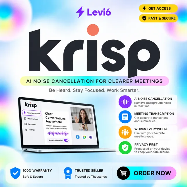 KRISP AI ПРОДЛЕНИЕ/ПОДПИСКА НА 1 МЕСЯЦ PRO/ БИЗНЕС