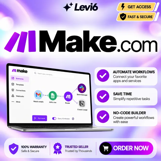 Make.com | Подписка Core/Pro/Teams 1 месяц