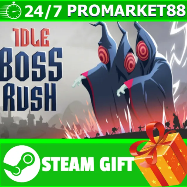 ️ВСЕ СТРАНЫ+РОССИЯ IDLE BOSS RUSH STEAM GIFT