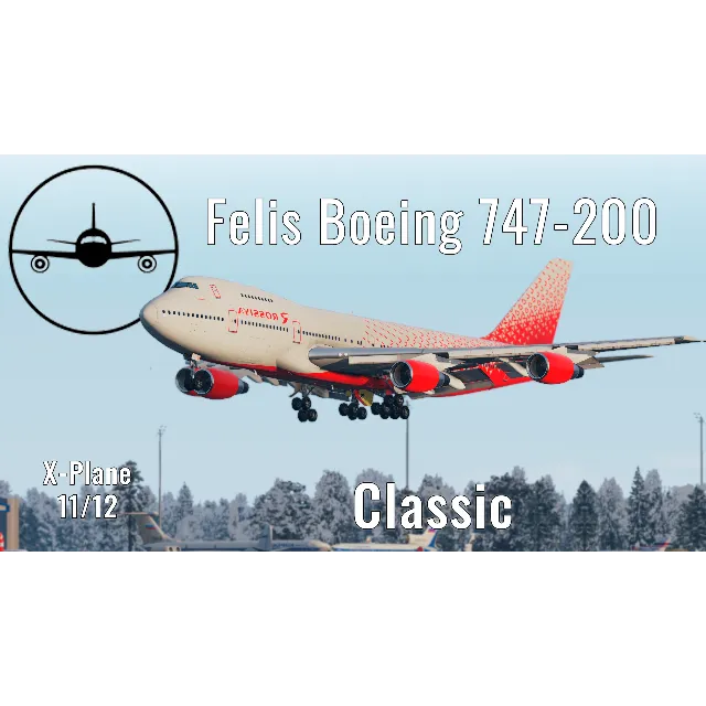 FELIS Boeing 747-200 classic для X-Plane 11/12