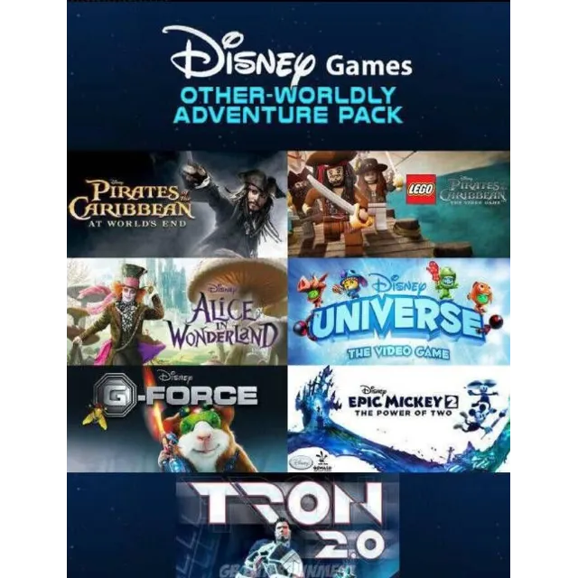 Disney Other-Worldly Adventure Pack (8 Games includes TRON: Evolution) Steam Key