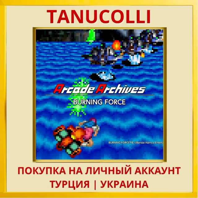 Arcade Archives BURNING FORCE PS4/PS5/PS Турция/Украина