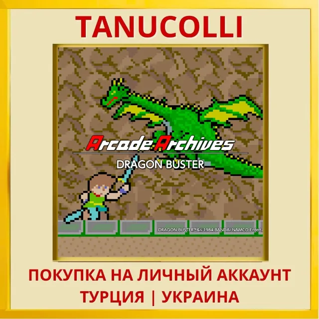 Arcade Archives DRAGON BUSTER PS4/PS5/PS Турция/Украина