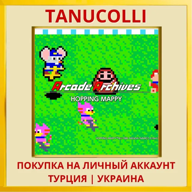 Arcade Archives HOPPING MAPPY PS4/PS5/PS Турция/Украина
