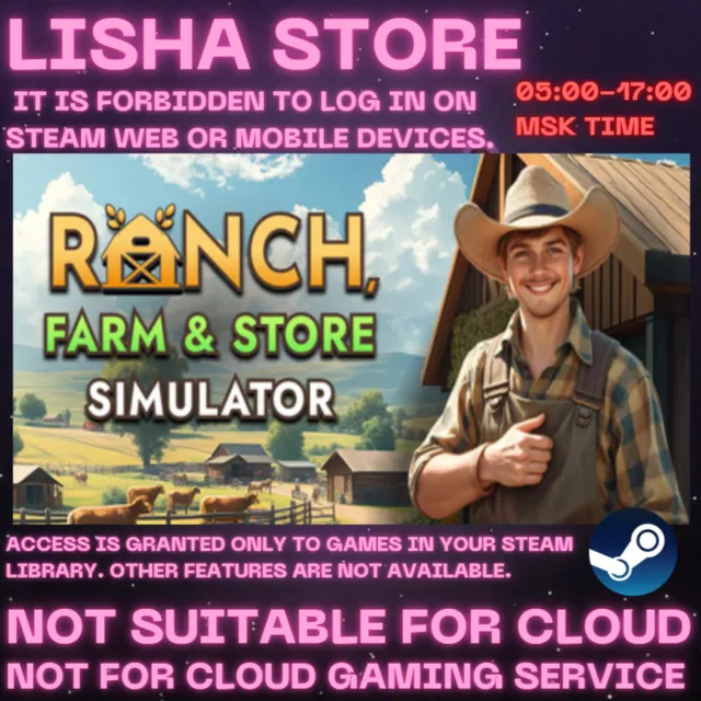 Ranch Farm and Store Simulator Стим Оффлайн На 90 дней