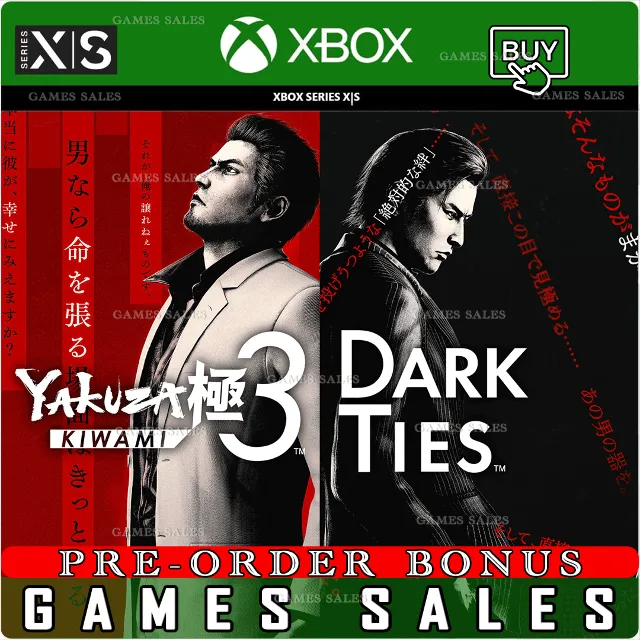 ✅YAKUZA KIWAMI 3 &amp; DARK TIES❤️XBOX🔑ПРЕДЗАКАЗ С БОНУСОМ