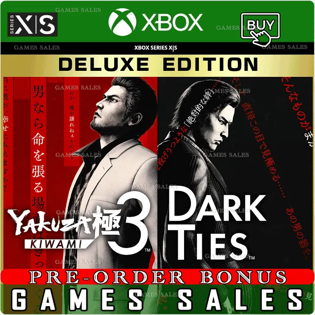 YAKUZA KIWAMI 3 &amp; DARK TIES DELUXE✅XBOX✅БОНУС ПРЕДЗАКАЗ