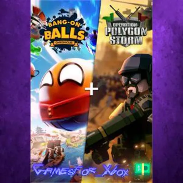 ☀️Bang-On Balls Chronicles + Operation Polygon Storm XBOX