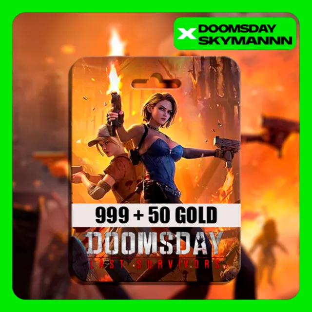 999+50 ЗОЛОТО DOOMSDAY: LAST SURVIVORS КАРТА ПОПОЛНЕНИЯ
