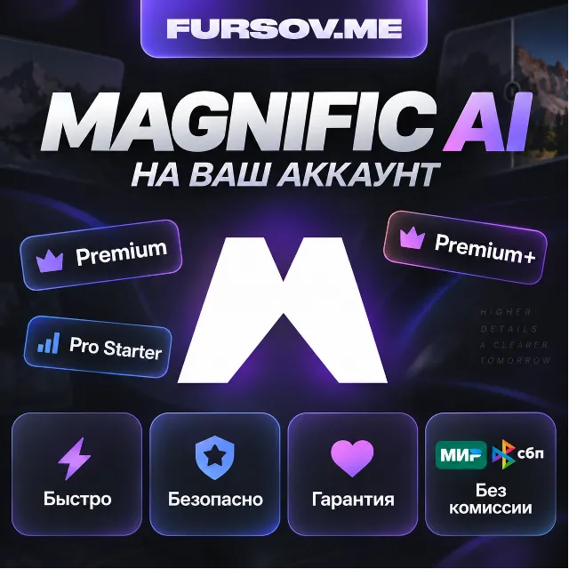 🖼️ Magnific AI (Freepik) | Подписки | НА ВАШ АККАУНТ