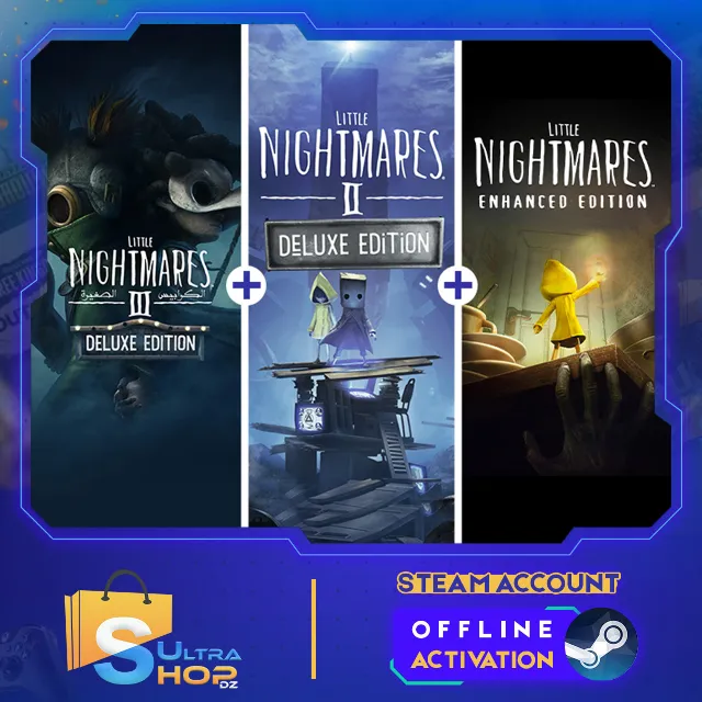 👁️Little Nightmares III + II + I Deluxe Edition STEAM⚡