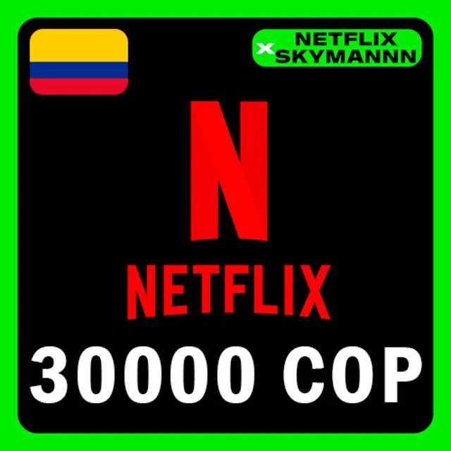 АВТО Карта пополнения Netflix 30000 COP КОЛУМБИЯ 24/7