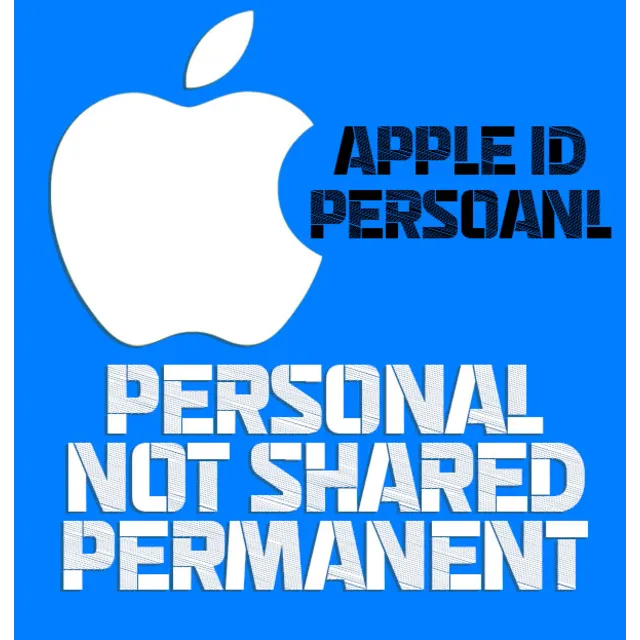 Apple ID [Персональный/Частный/Постоянный/Не общий]